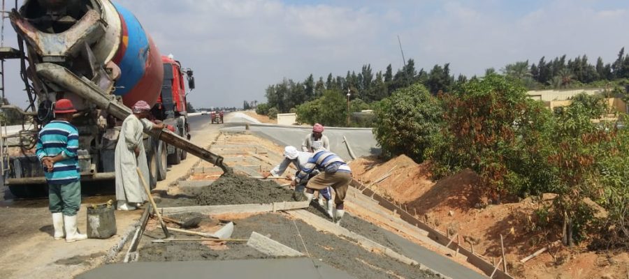 أعمال خرسانات الميول (2)